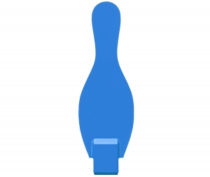 Bowling pin target board
